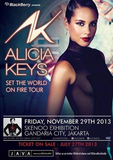 Alicia Keys Concert In Jakarta 2013