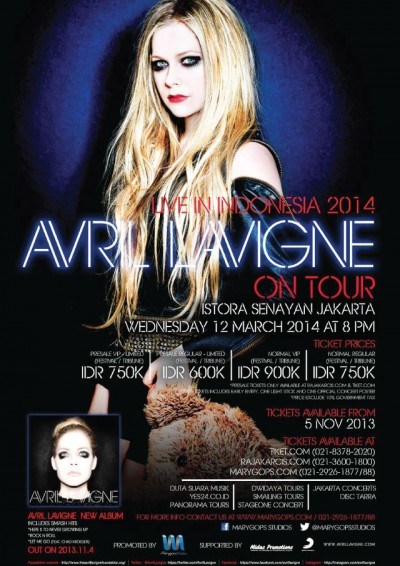 Avril Lavigne Live in Indonesia 2014