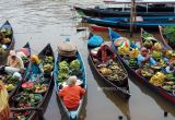 Pasar Tradisional Terapung Muara Kuin Banjarmasin