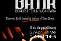 Festival Batik Bordir dan Tenun Nusantara 2016 di Bandung