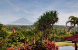 Gunung Sumbing dari Restoran Apung